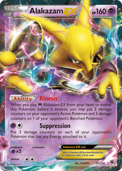 Alakazam-EX 25/124 — Fates Collide