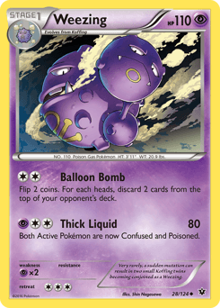 Weezing 28/124 — Fates Collide
