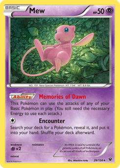 Mew 29/124 — Fates Collide
