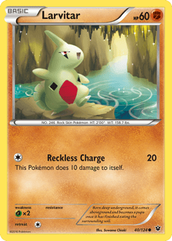 Larvitar 40/124 — Fates Collide