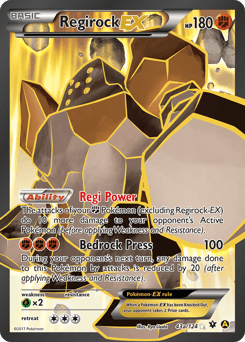 Regirock-EX 43a/124 — Fates Collide