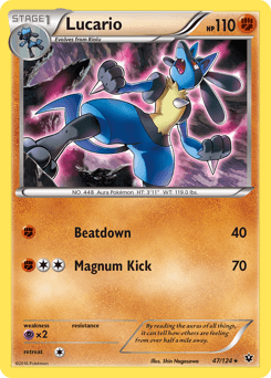 Lucario 47/124 — Fates Collide