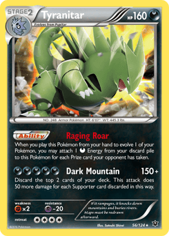 Tyranitar 56/124 — Fates Collide