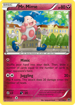 Mr. Mime 67/124 — Fates Collide