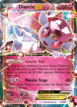 Diancie-EX 72/124 — Fates Collide