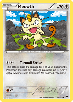 Meowth 74/124 — Fates Collide