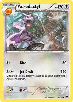 Aerodactyl 76/124 — Fates Collide