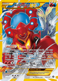 Volcanion-EX 115/114 — Steam Siege