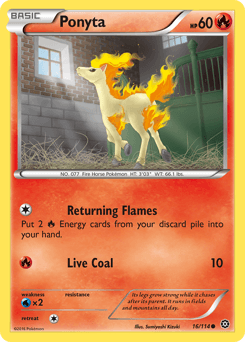 Ponyta 16/114 — Steam Siege