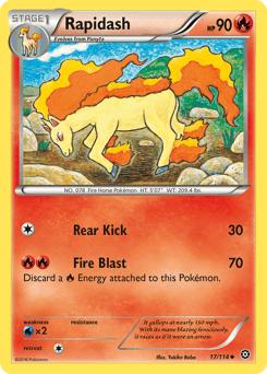 Rapidash 17/114 — Steam Siege