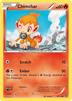 Chimchar 18/114 — Steam Siege