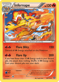 Infernape 20/114 — Steam Siege
