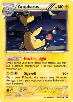 Ampharos 40/114 — Steam Siege