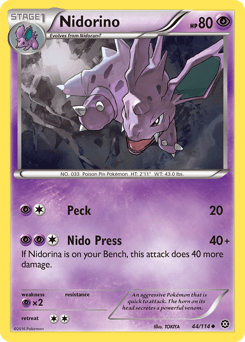 Nidorino 44/114 — Steam Siege