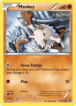 Mankey 52/114 — Steam Siege