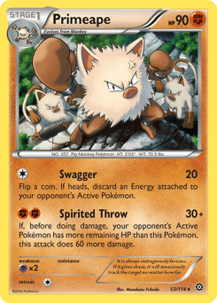 Primeape 53/114 — Steam Siege