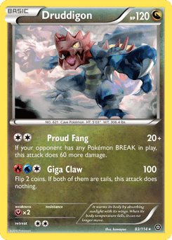 Druddigon 83/114 — Steam Siege