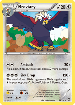 Braviary 93/114 — Steam Siege