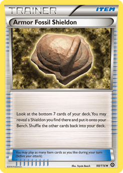 Armor Fossil Shieldon 98/114 — Steam Siege