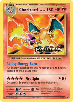 Charizard 11/108 — Evolutions