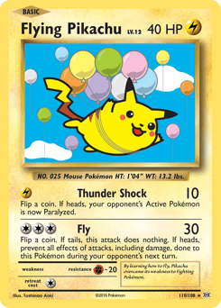 Flying Pikachu 110/108 — Evolutions