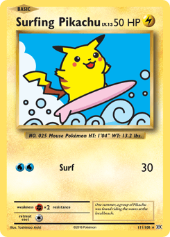 Surfing Pikachu 111/108 — Evolutions