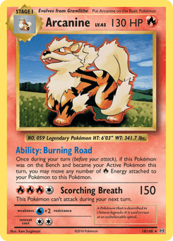 Arcanine 18/108 — Evolutions