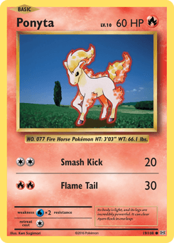 Ponyta 19/108 — Evolutions