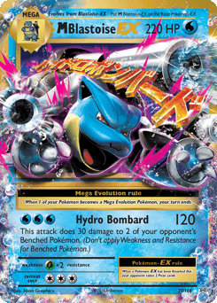 M Blastoise-EX 22/108 — Evolutions