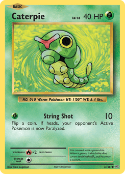 Caterpie 3/108 — Evolutions