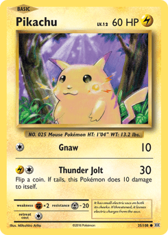 Pikachu 35/108 — Evolutions