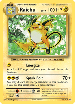 Raichu 36/108 — Evolutions