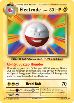 Electrode 40/108 — Evolutions