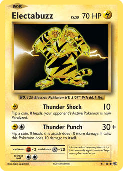 Electabuzz 41/108 — Evolutions