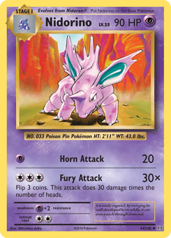 Nidorino 44/108 — Evolutions