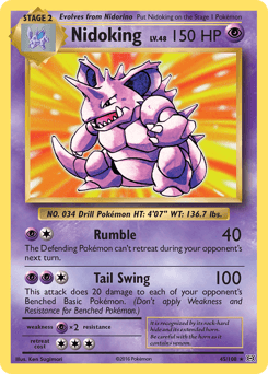 Nidoking 45/108 — Evolutions