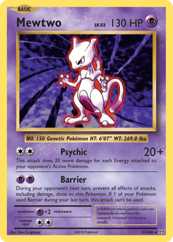 Mewtwo 51/108 — Evolutions