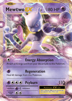 Mewtwo-EX 52/108 — Evolutions