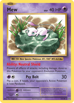 Mew 53/108 — Evolutions
