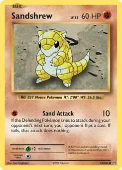 Sandshrew 54/108 — Evolutions