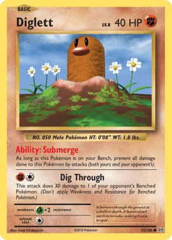 Diglett 55/108 — Evolutions