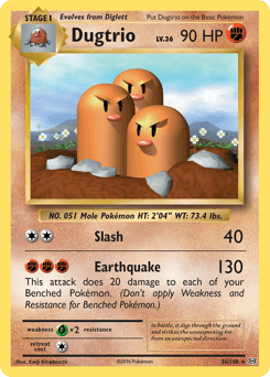 Dugtrio 56/108 — Evolutions