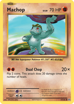 Machop 57/108 — Evolutions
