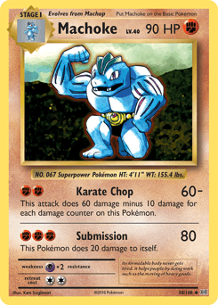 Machoke 58/108 — Evolutions