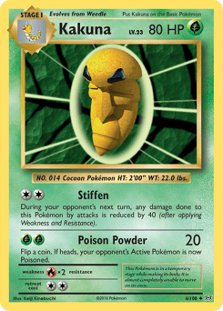 Kakuna 6/108 — Evolutions