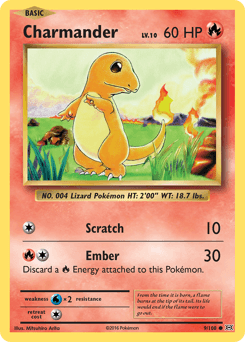Charmander 9/108 — Evolutions