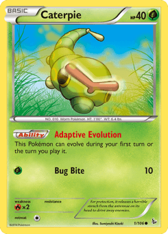 Caterpie 1/106 — Flashfire