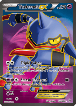 Toxicroak-EX 102/106 — Flashfire
