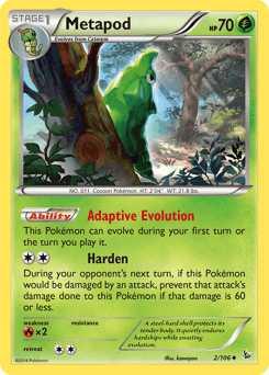 Metapod 2/106 — Flashfire