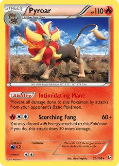 Pyroar 20/106 — Flashfire